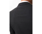 Burton Mens Essential Single-Breasted Skinny Suit Jacket (Charcoal) - BW519