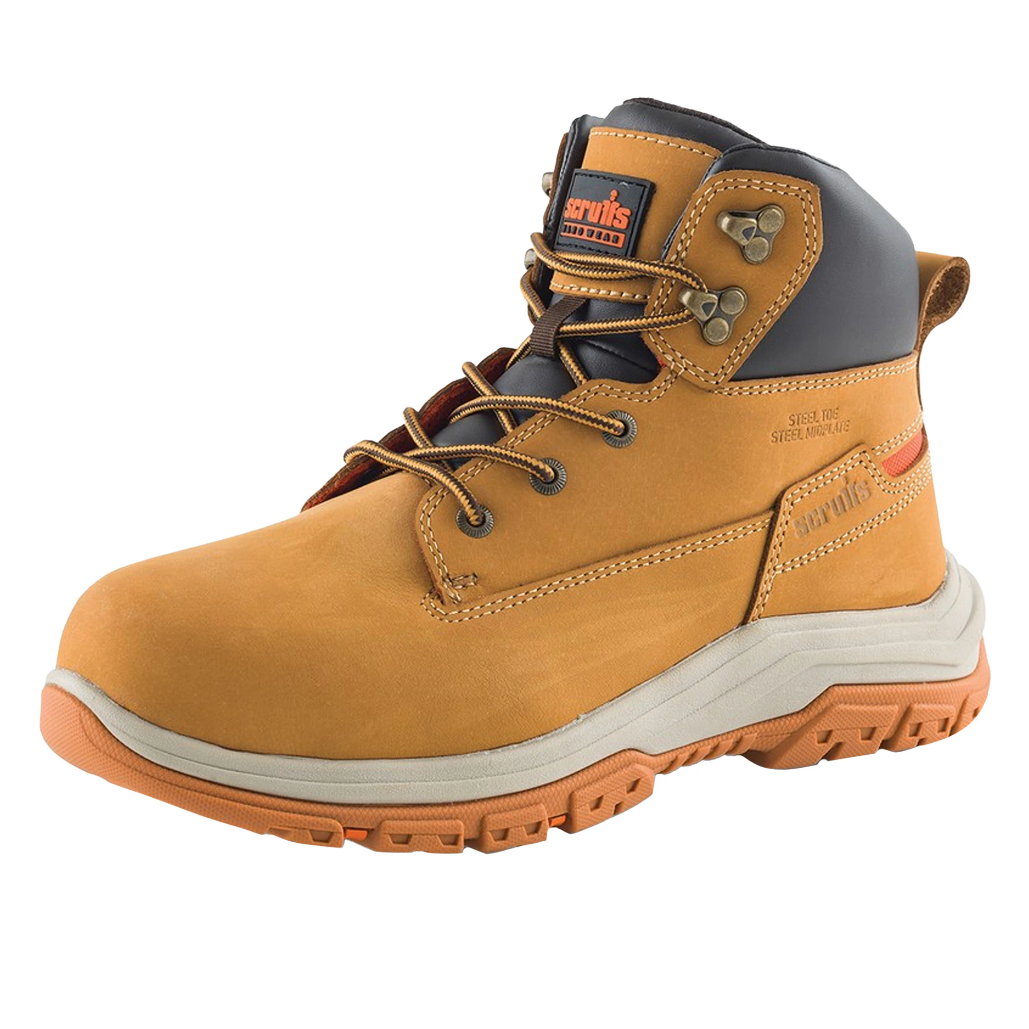 Scruffs Mens Ridge Leather Safety Boots (Tan) - RW8751