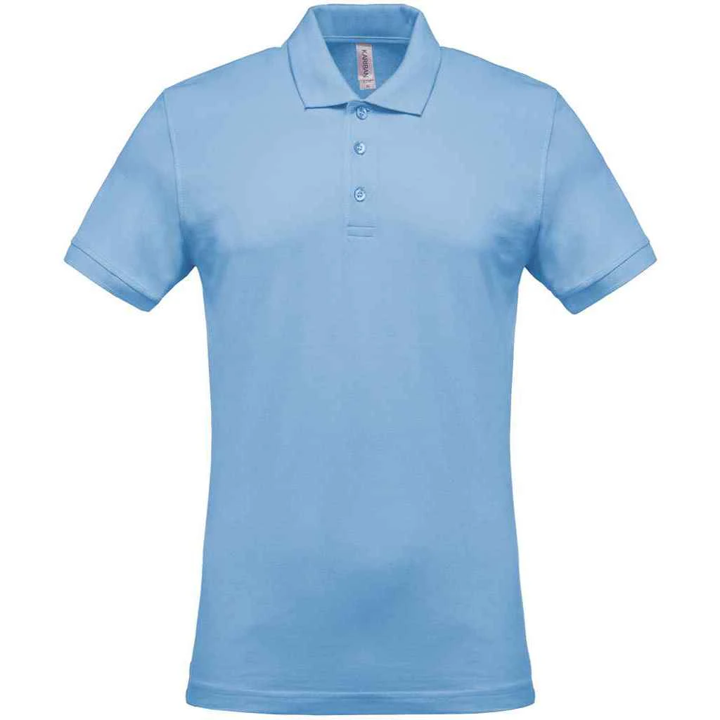 Kariban Mens Pique Polo Shirt (Sky Blue) - PC6572