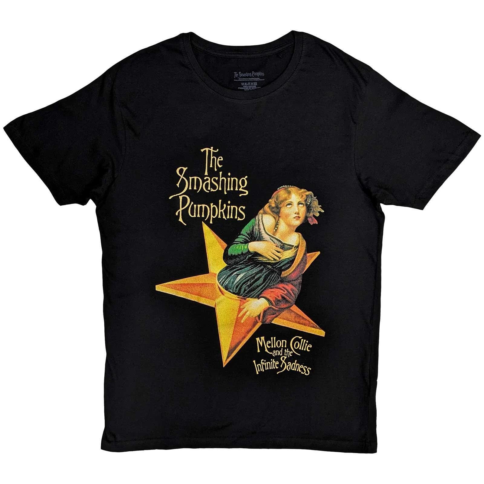 The Smashing Pumpkins Unisex Adult Mellon Collie Cotton T-Shirt (Black) - RO9560