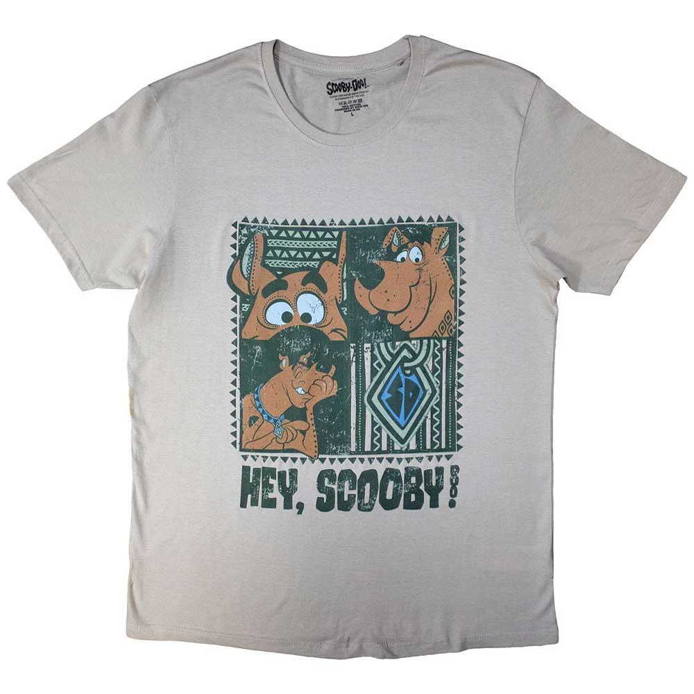 Scooby Doo Unisex Adult Hey Scooby T-Shirt (Grey) - RO10976