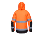 Portwest Mens Hi-Vis 3 In 1 Safety Jacket (Orange/Black) - PW618