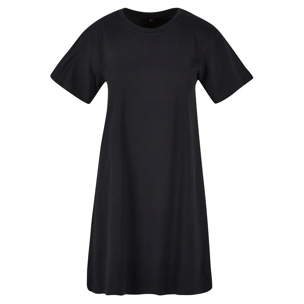 Build Your Brand Womens T-Shirt Dress (Black) - RW8948