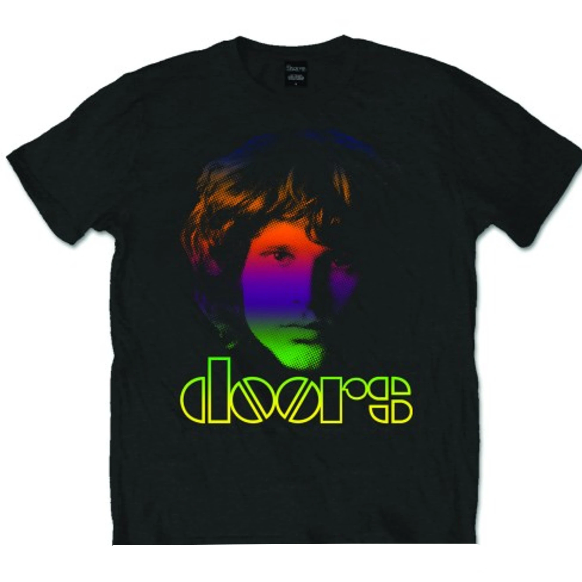 The Doors Unisex Adult Morrison Gradient Cotton T-Shirt (Black) - RO7410