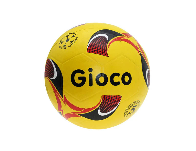 Gioco Moulded Football (Yellow/Black/Red) - RD1352