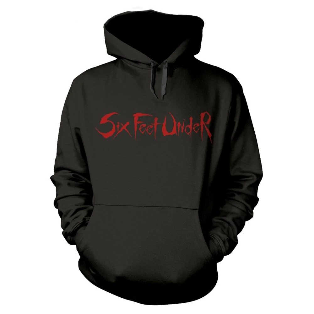 Six Feet Under Unisex Adult Logo Hoodie (Black) - PH2076