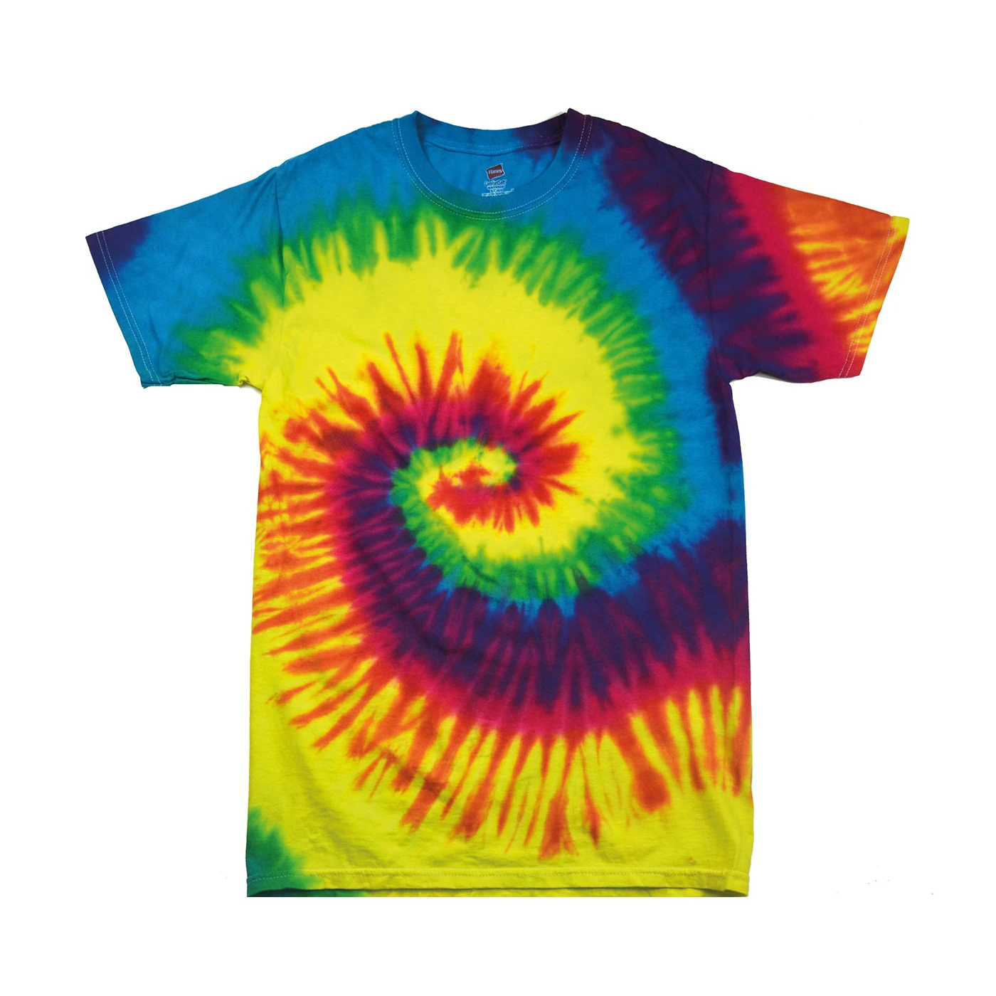 Colortone Kids/Childrens Rainbow Tie-Dye Heavyweight T-Shirt (Rainbow) - RW2626