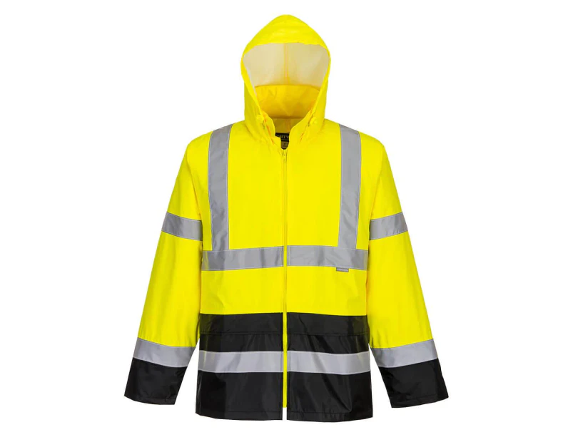 Portwest Mens H443 Contrast High-Vis Work Jacket (Yellow/Black) - PW826