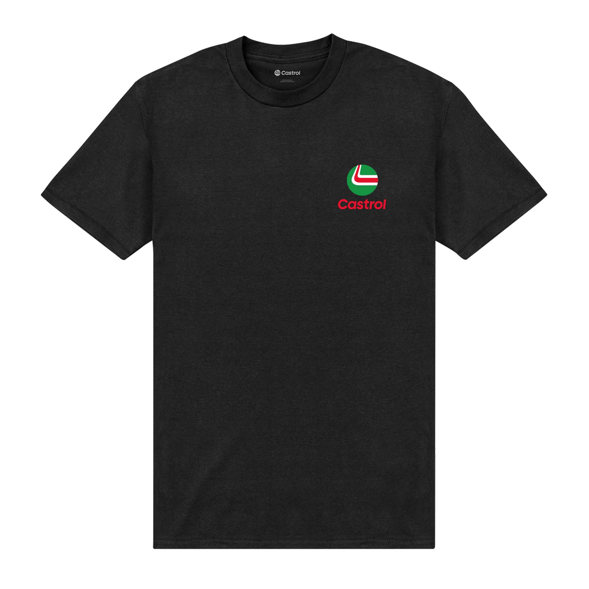 Castrol Unisex Adult Pocket Print T-Shirt (Black) - PN344