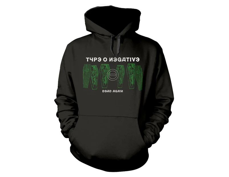 Type O Negative Unisex Adult Dead Again Coffins Hoodie (Black) - PH808