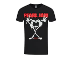 Pearl Jam Unisex Adult Stickman T-Shirt (Black) - RO707