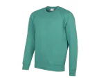 AWDis Academy Mens Crew Neck Raglan Sweatshirt (Emerald) - RW3916