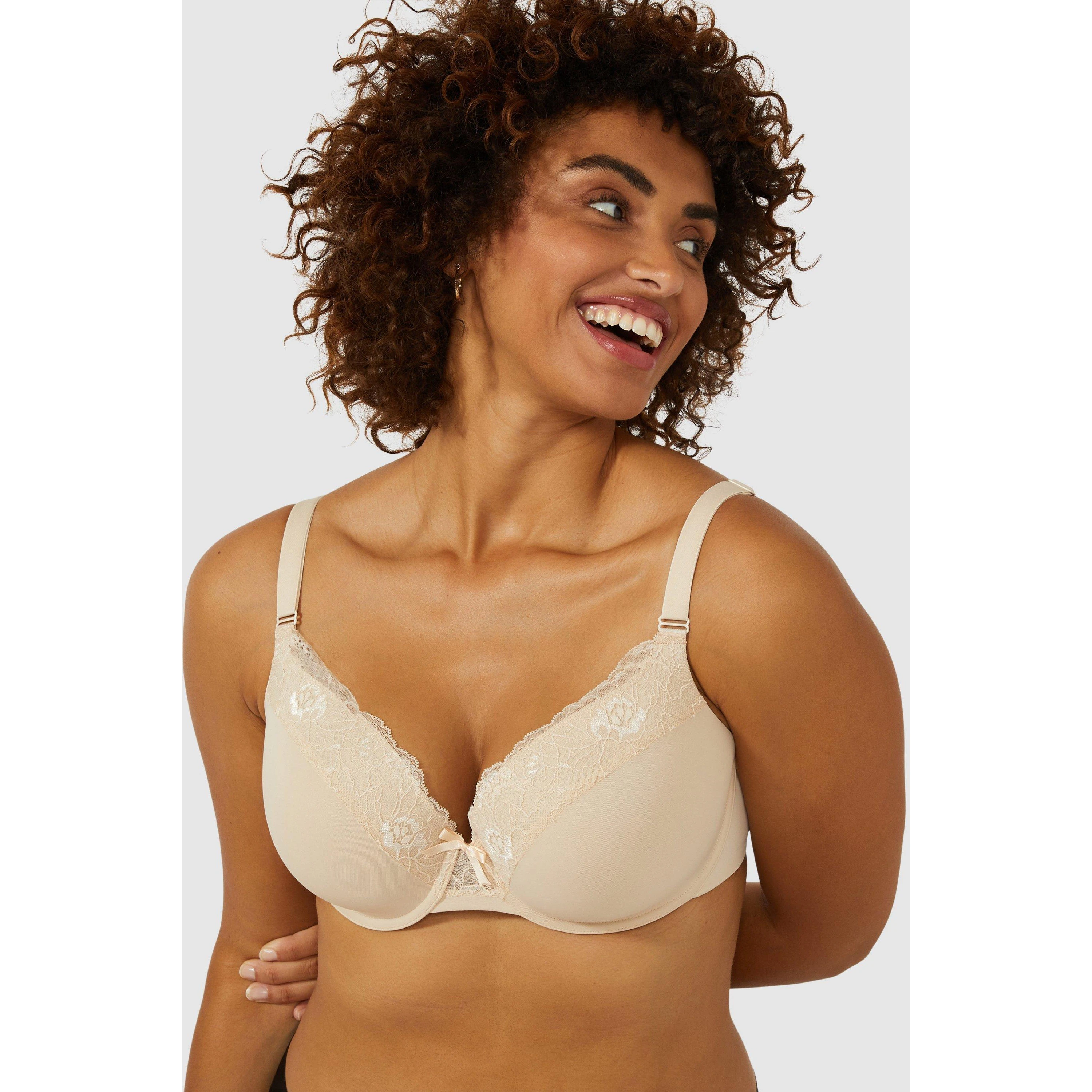 Gorgeous Womens Back Smoothing T-Shirt Bra (Nude) - DH300