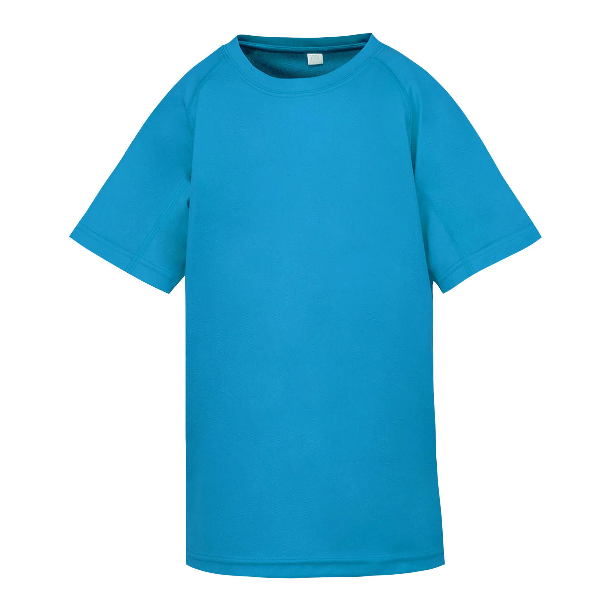 Spiro Childrens Boys Performance Aircool T-Shirt (Ocean Blue) - RW6577