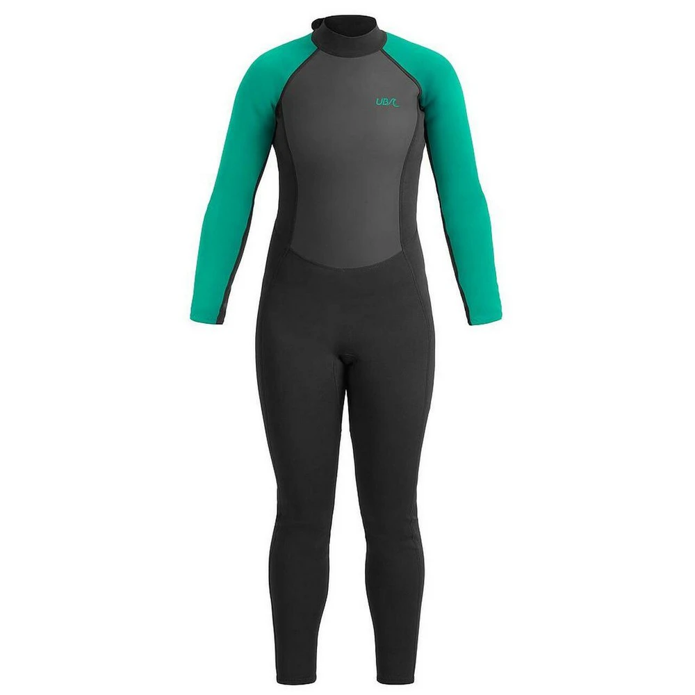 Urban Beach Womens Sailfin Long Length Wetsuit (Black/Aquatic) - RD2547