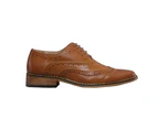 Goor Boys 5 Eyelet Brogue Oxford Shoes (Tan) - DF994