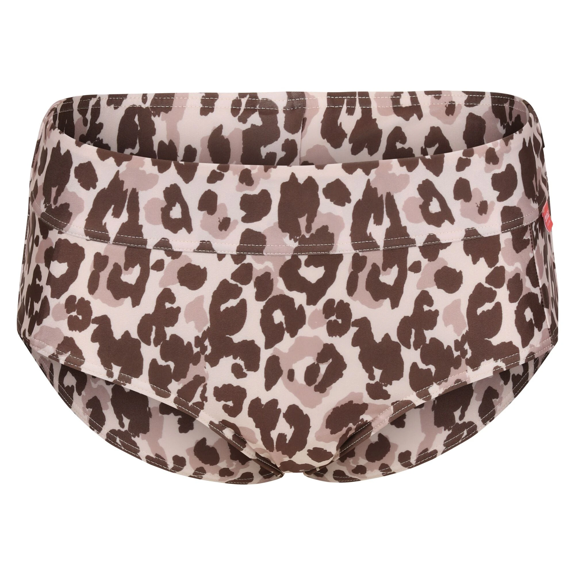 Regatta Womens Paloma Leopard Print Swim Briefs (Brown/Beige) - RG9798