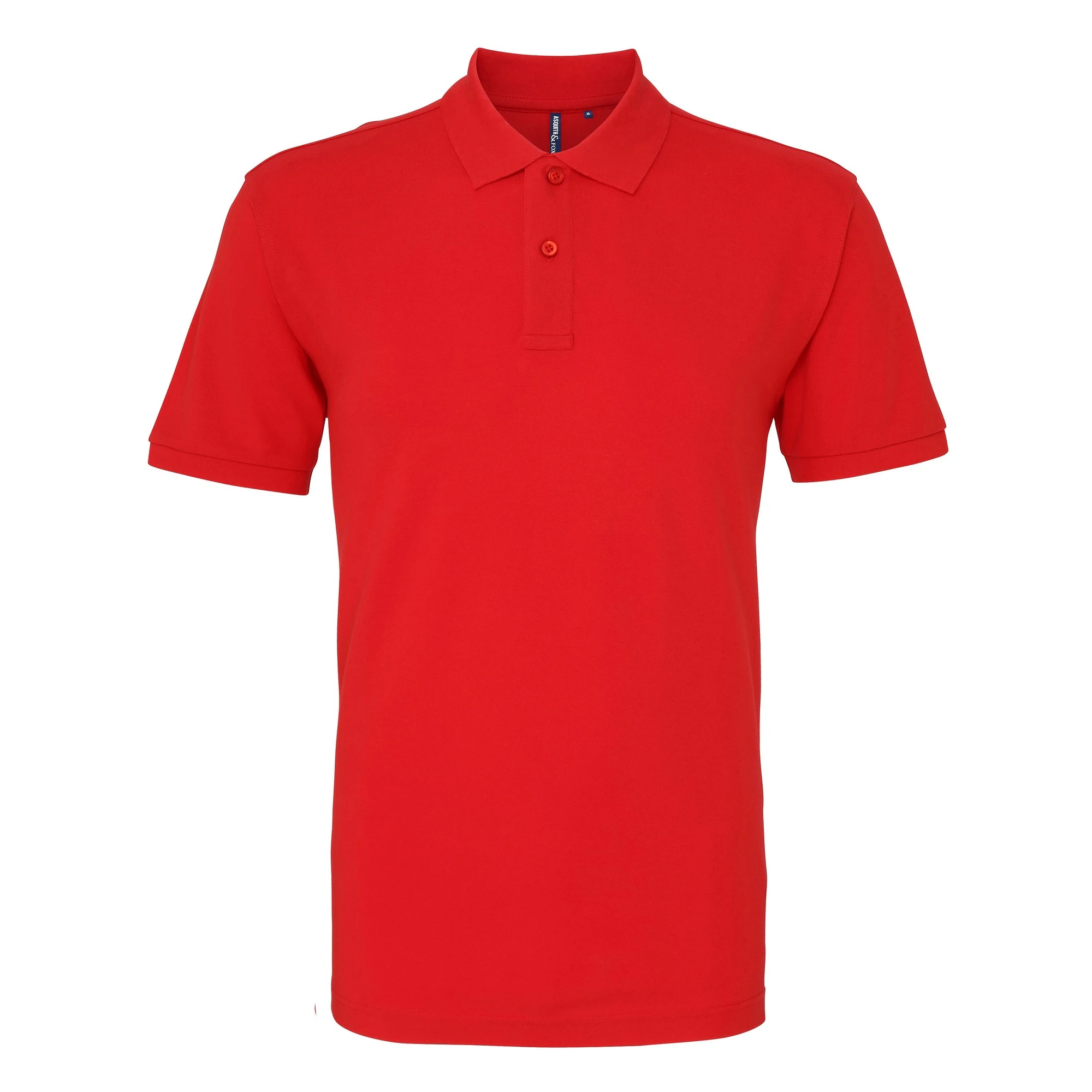 Asquith & Fox Mens Plain Short Sleeve Polo Shirt (Red) - RW3471