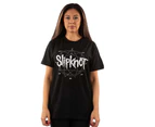 Slipknot Unisex Adult Star Diamante Logo T-Shirt (Black) - RO813