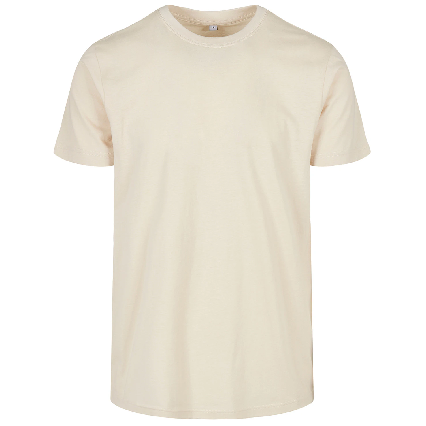 Build Your Brand Mens Basic Round Neck T-Shirt (Sand) - RW8520