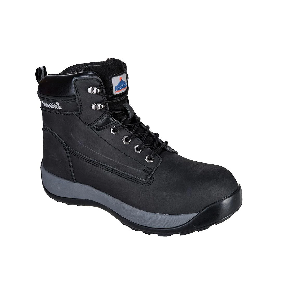 Portwest Unisex Adult Steelite Nubuck Safety Boots (Black) - PW341