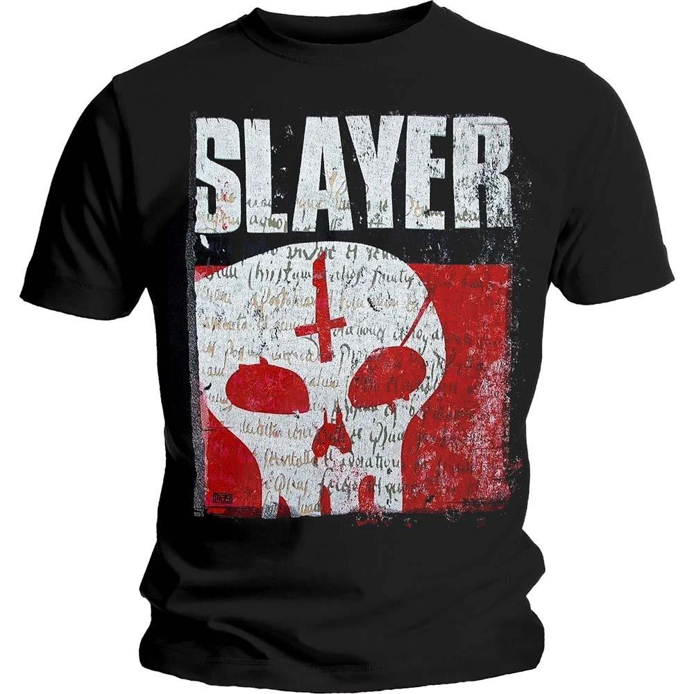 Slayer Unisex Adult Undisputed Attitude Skull T-Shirt (Black) - RO1426