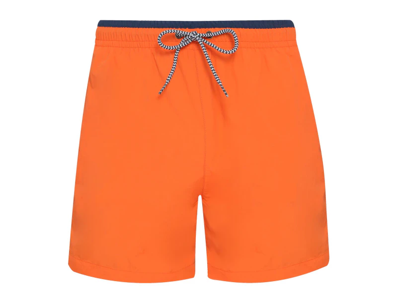 Asquith & Fox Mens Swim Shorts (Orange/Navy) - RW6242