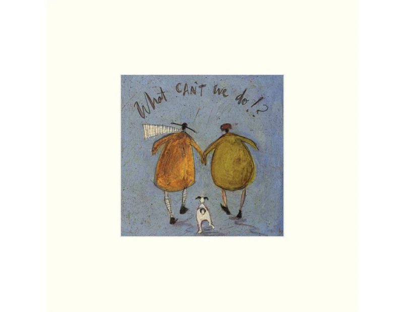 Sam Toft What Can´t We Do!? Print (Blue/Yellow/Green) - PM4470