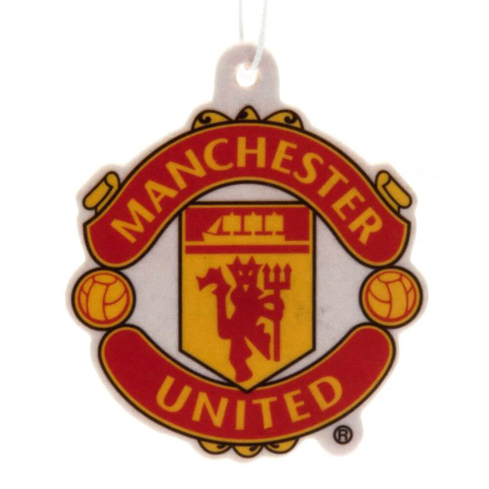 Manchester United FC Crest Air Freshener (Red/Yellow) - BS2875