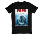 Ghost Unisex Adult Papa Jaws T-Shirt (Black) - RO1196