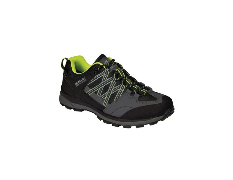 Regatta Mens Samaris Low II Hiking Boots (Black/Lime Punch) - RG3276