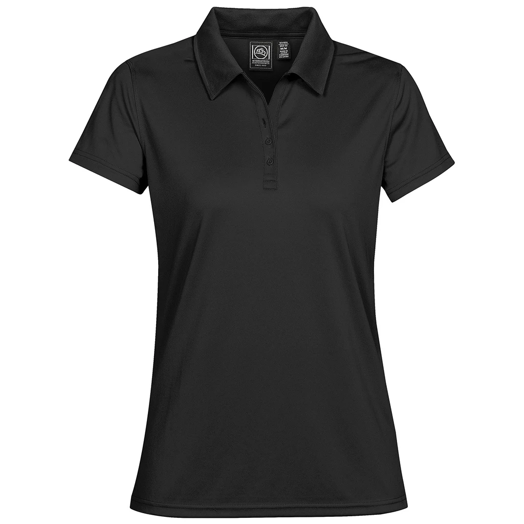 Stormtech Womens Eclipse Piqué Polo Shirt (Black) - PC4458