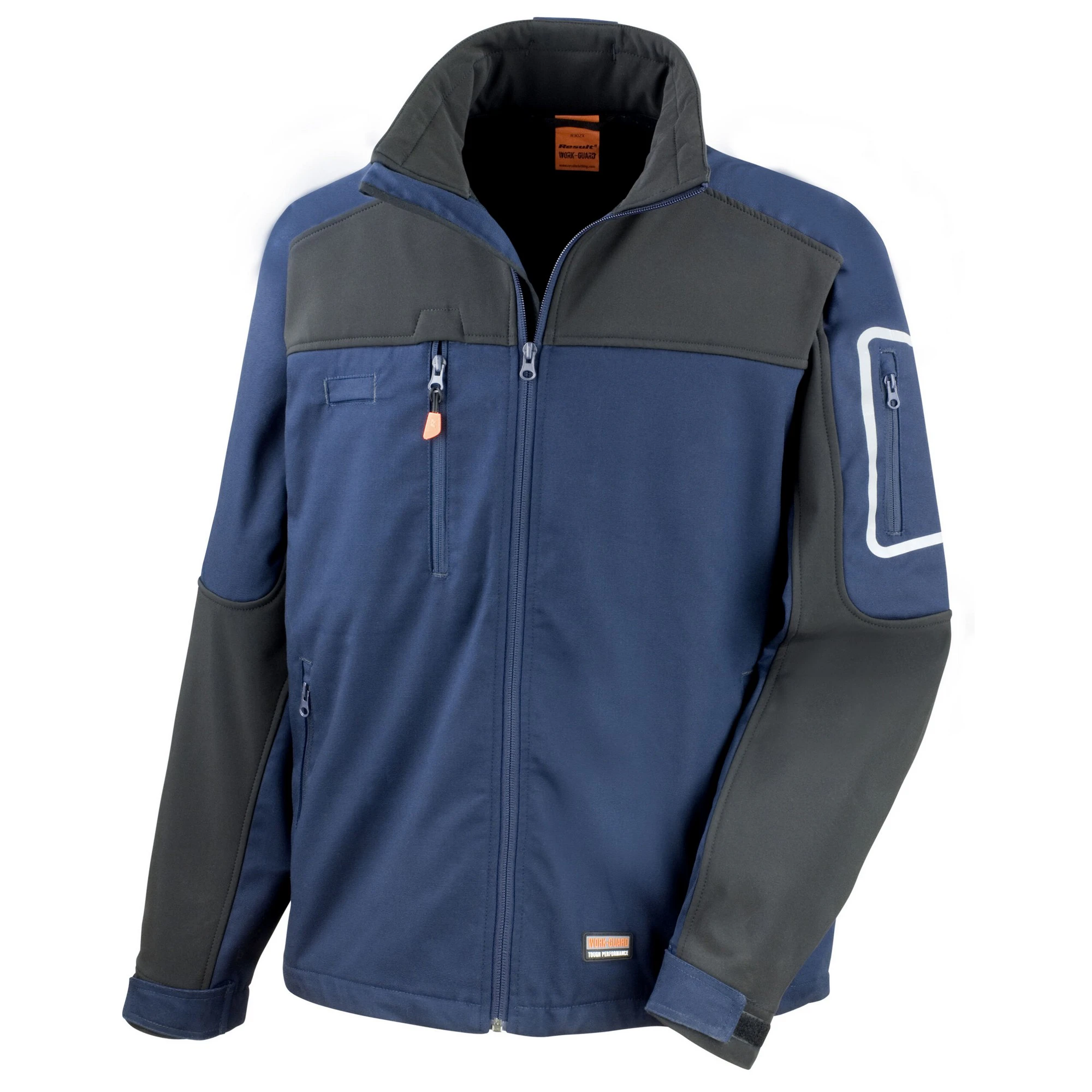 WORK-GUARD by Result Mens Sabre Soft Shell Jacket (Navy) - PC6668