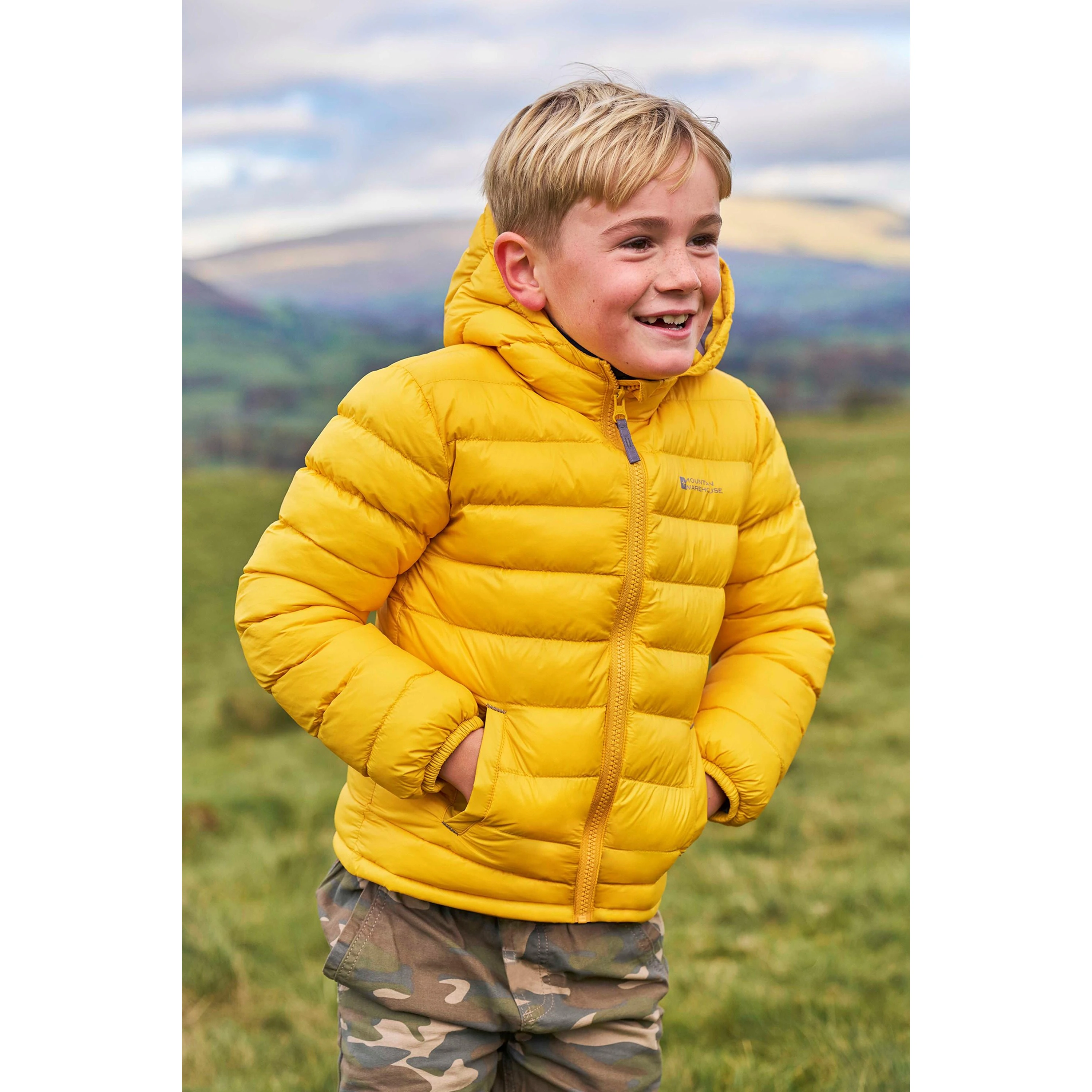 Mountain Warehouse Childrens/Kids Seasons II Padded Jacket (Mustard) - MW1983