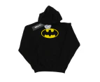 DC Comics Girls Batman Logo Hoodie (Black) - BI6086