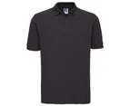 Russell Mens Classic Cotton Pique Polo Shirt (Black) - PC6285