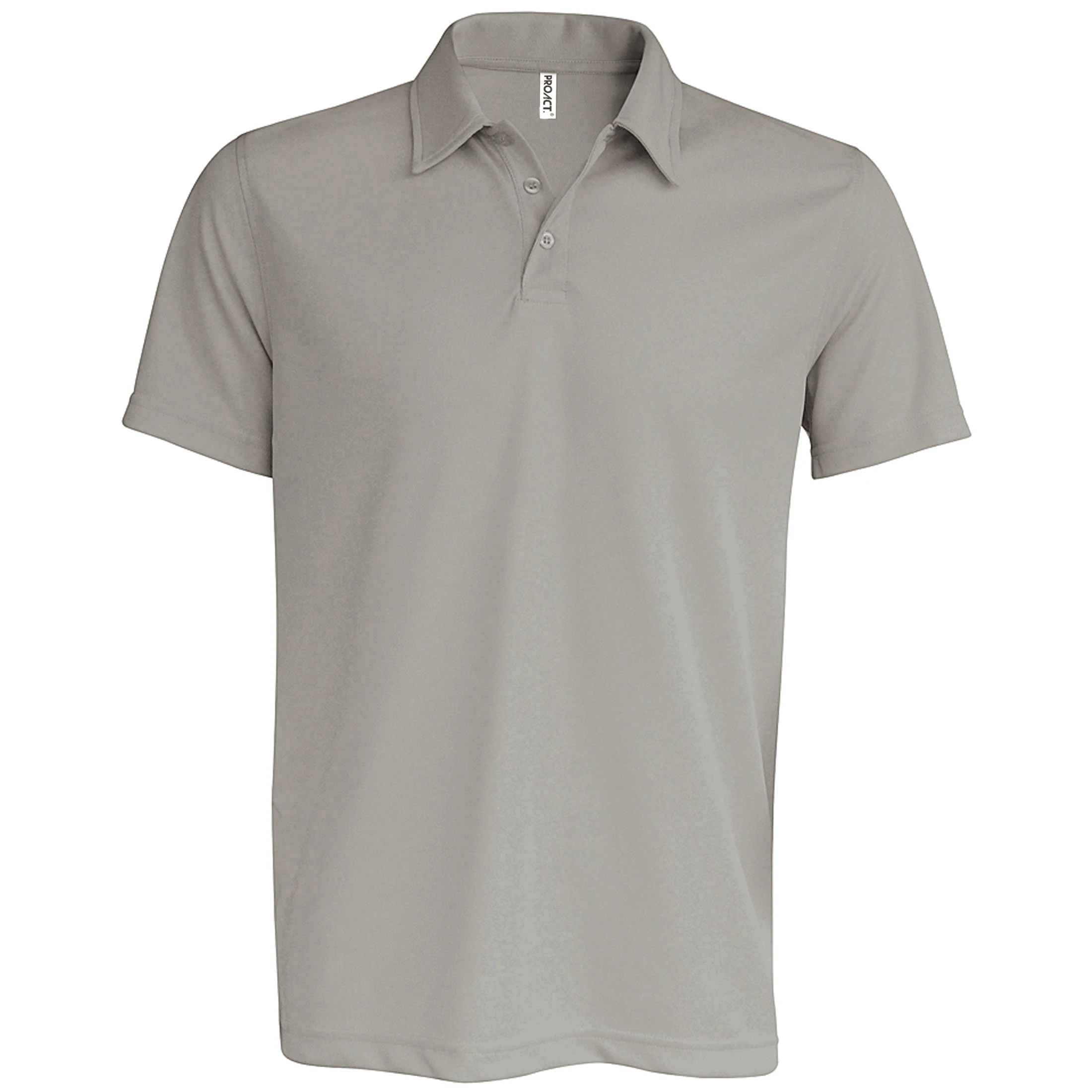 Kariban Proact Mens Short Sleeve Performance Polo Shirt (Fine Grey) - RW4246