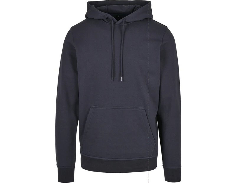 Build Your Brand Mens Basic Hoodie (Navy) - RW8025