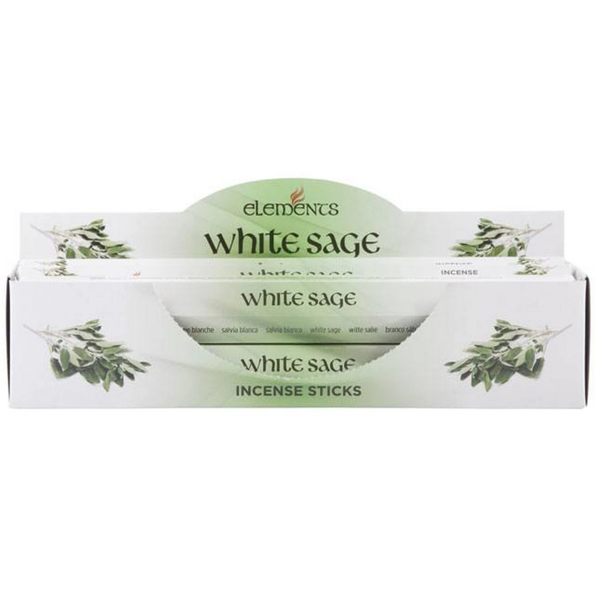 Something Different Elements White Sage Incense Sticks (Pack Of 6) (Multicolour) - SD1855