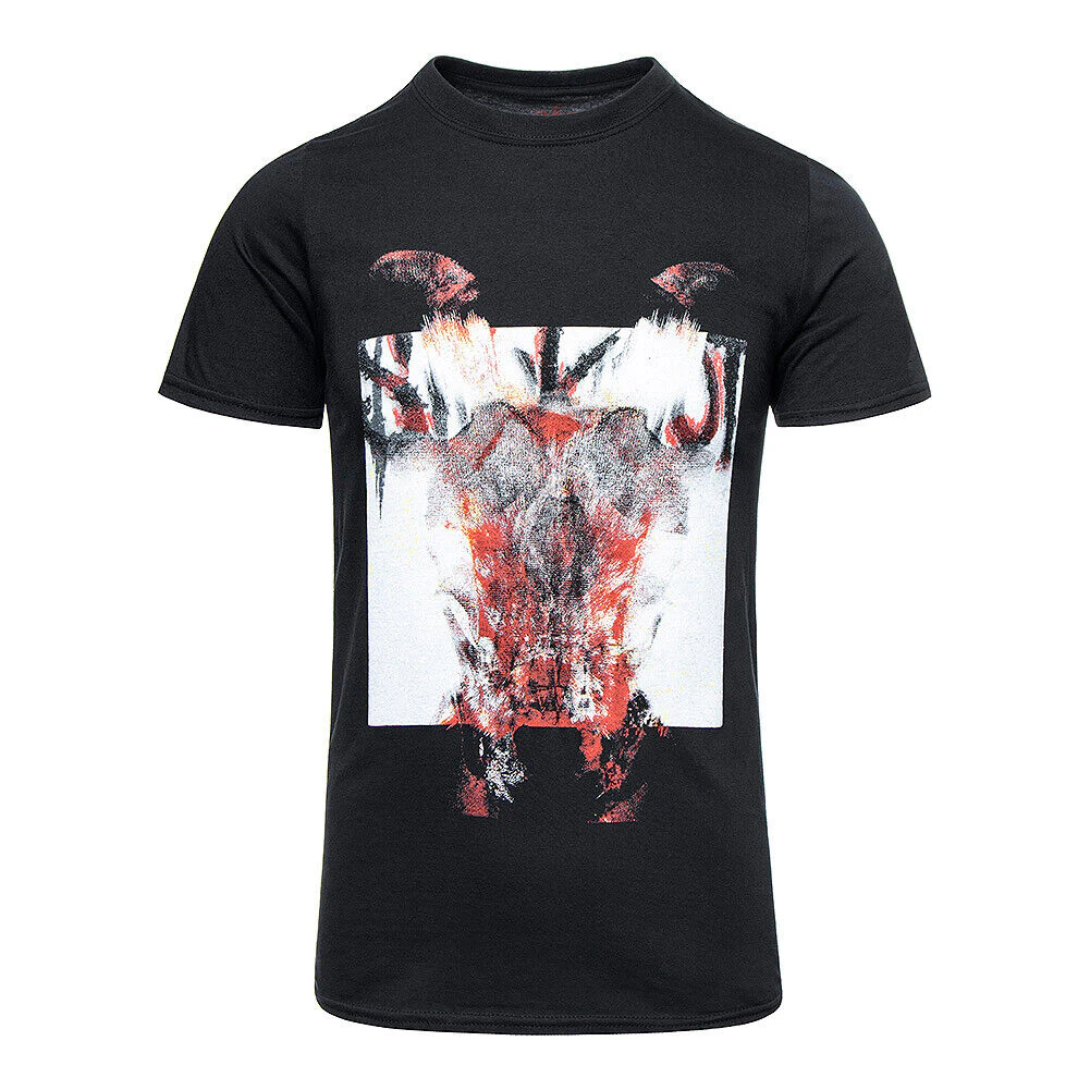 Slipknot Unisex Adult Devil Single Blur Logo T-Shirt (Black) - RO1503