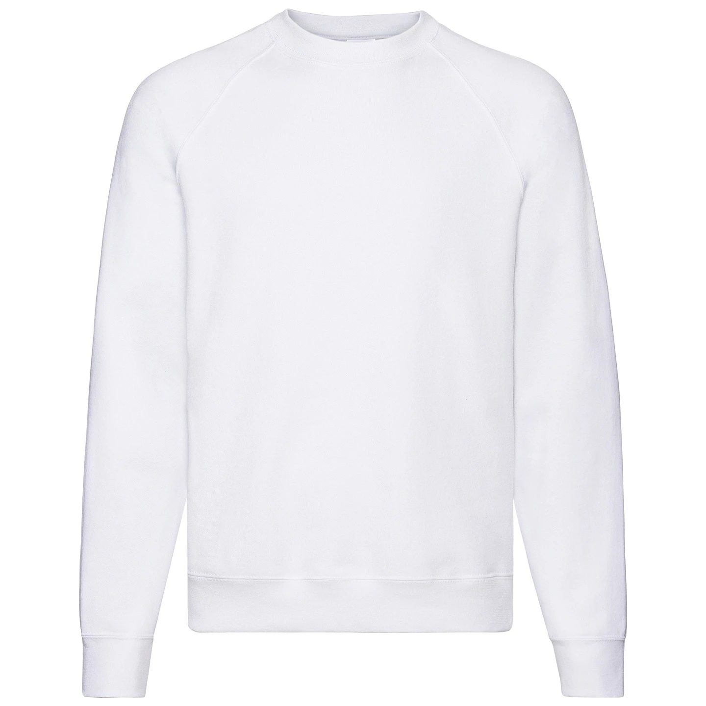 Fruit Of The Loom Mens Classic 80/20 Raglan Sweatshirt (White) - RW8098