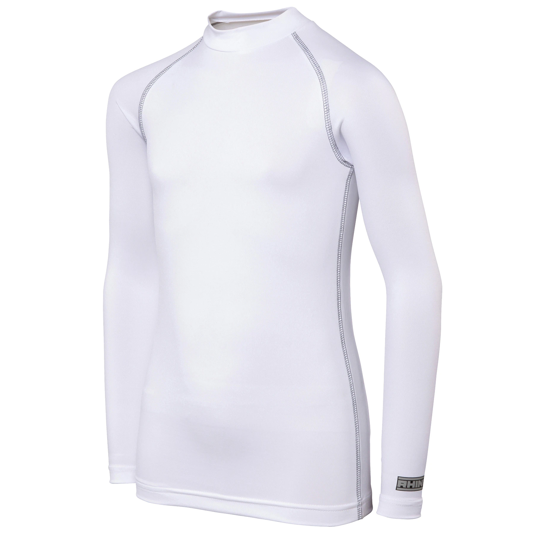 Rhino Childrens Boys Long Sleeve Thermal Underwear Base Layer Vest Top (White) - RW1282