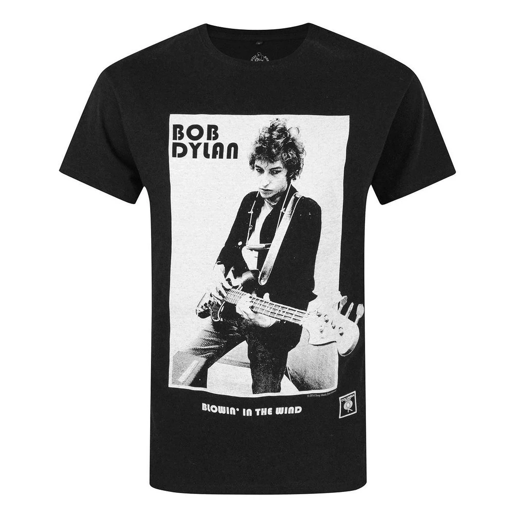 Bob Dylan Childrens/Kids Blowing In The Wind Cotton T-Shirt (Black) - RO8622