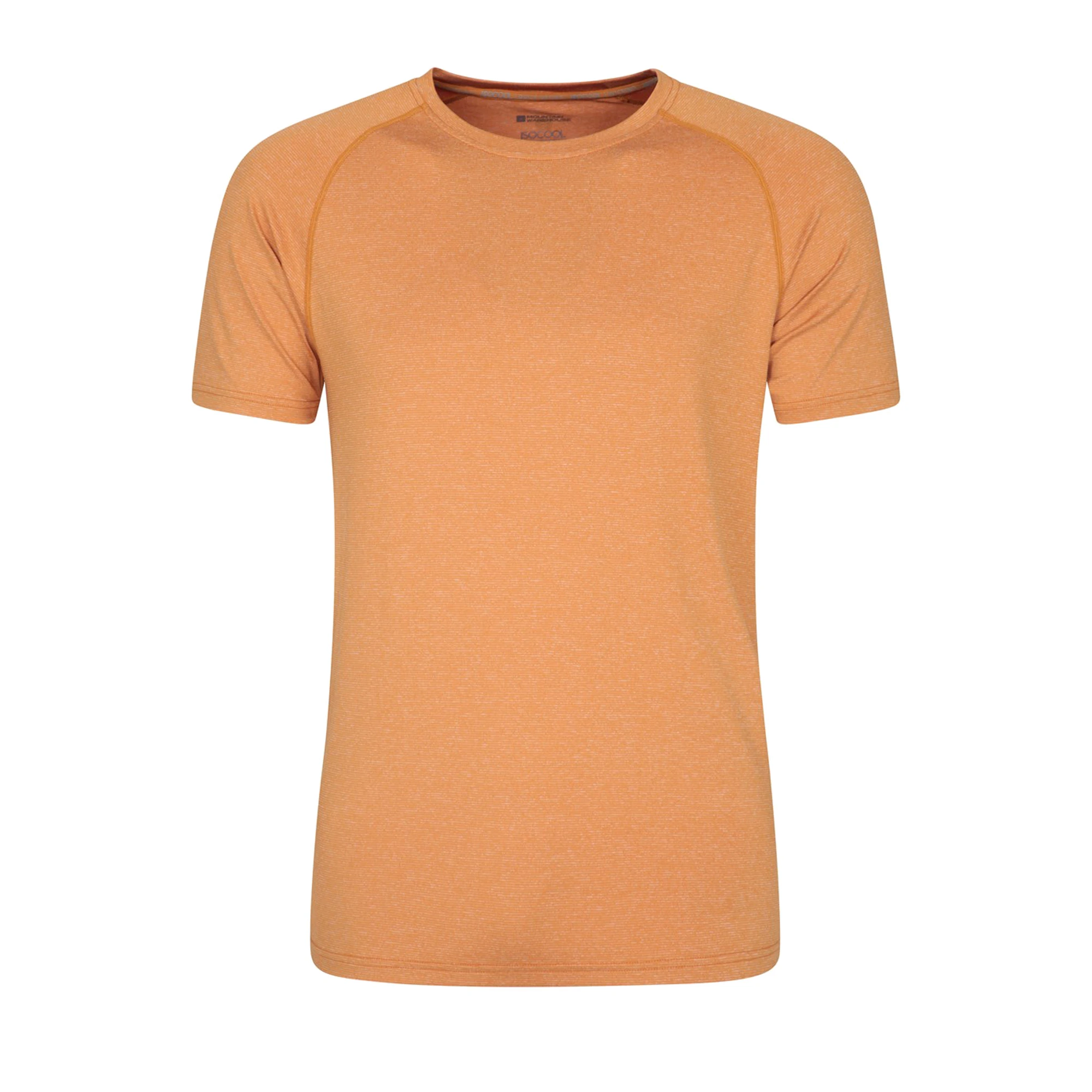 Mountain Warehouse Mens Agra Striped IsoCool T-Shirt (Mustard) - MW461