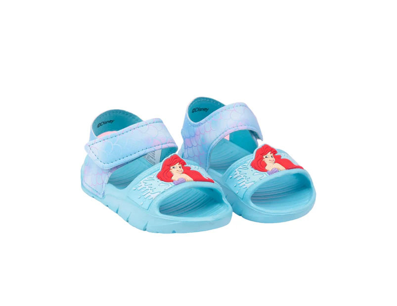 The Little Mermaid Girls Ariel Sandals (Blue/Pink) - NS7543