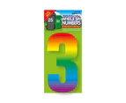 Rowan 3 Rainbow Bin Number (Pack of 2) (Multicoloured) - SG21521