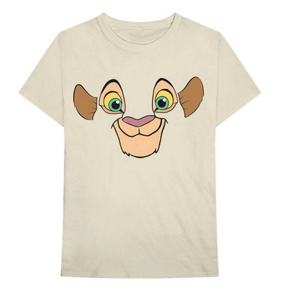 The Lion King Unisex Adult Nala Back Print Cotton T-Shirt (Natural) - RO7159