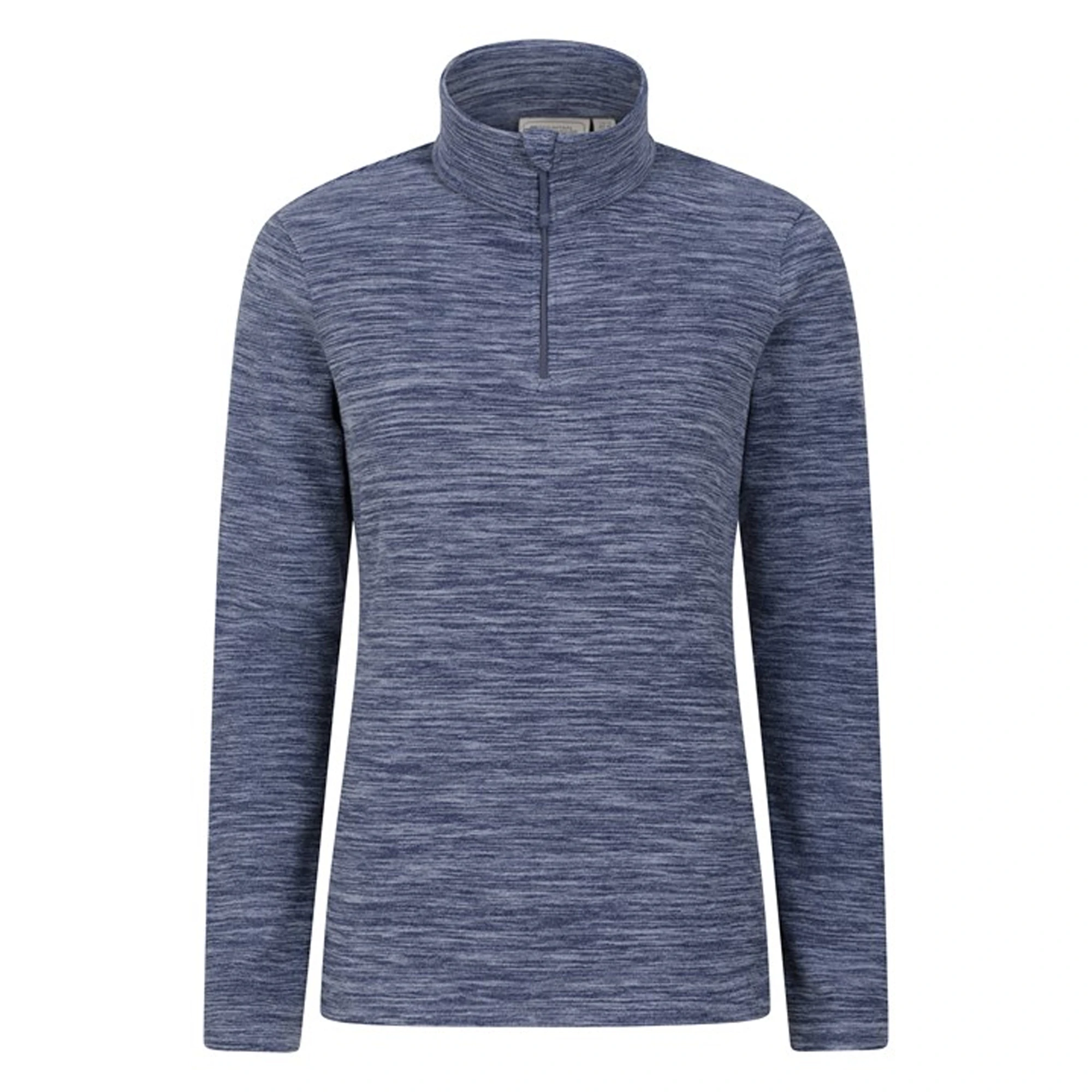 Mountain Warehouse Womens Snowdon Melange Fleece Top (Dark Blue) - MW1459