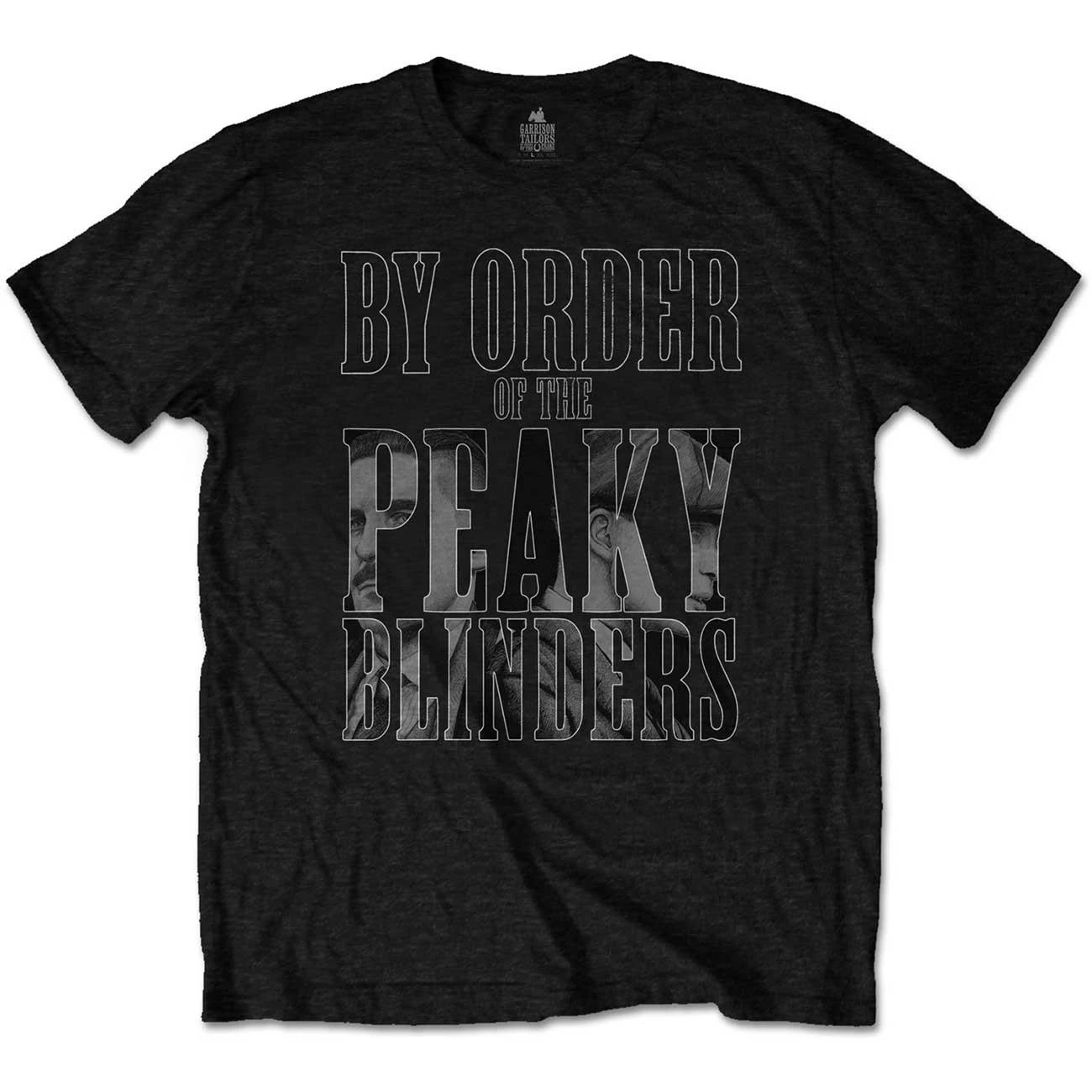 Peaky Blinders Unisex Adult By Order Infill T-Shirt (Black) - RO1033