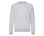 Fruit of the Loom Mens Classic Heather Drop Shoulder Sweatshirt (Heather Grey) - PC4436